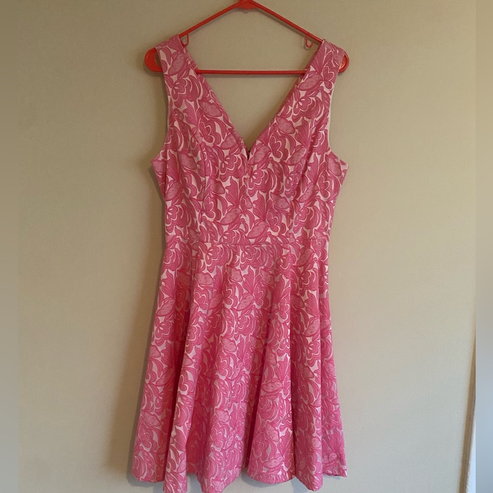 Maeve Pink Brocade Dress